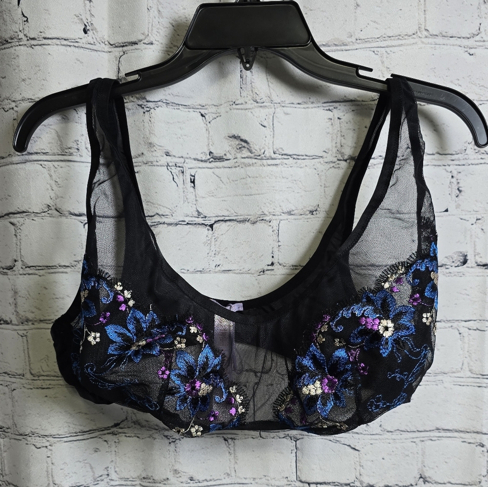 Savage X Fenty Wallflower Floral Lace Bralette‎ Size 1X